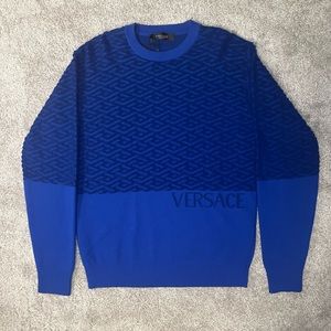 Versace Greca Crewneck‎ Knit Sweater